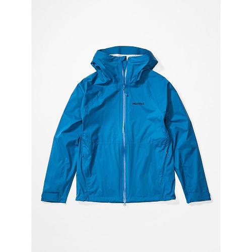 Marmot Rain Jacket Dark Blue NZ - PreCip Stretch Jackets Mens NZ8430952